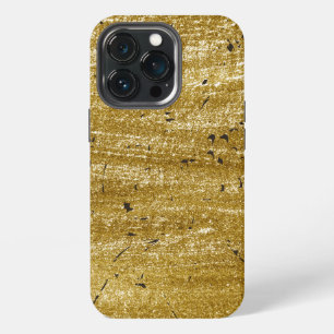 Rijke stijlvolle zwart en goud luxe iPhone 13 pro hoesje