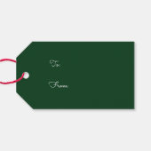 Rijke Tartan Cadeaulabel (Achterkant Horizontaal)