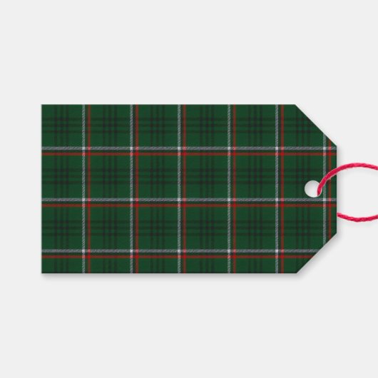 Rijke Tartan Cadeaulabel (Voorkant (Horizontaal))