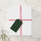 Rijke Tartan Cadeaulabel (Met Touw)