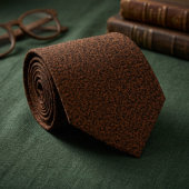 Rijke Terracotta Tweed Stropdas
