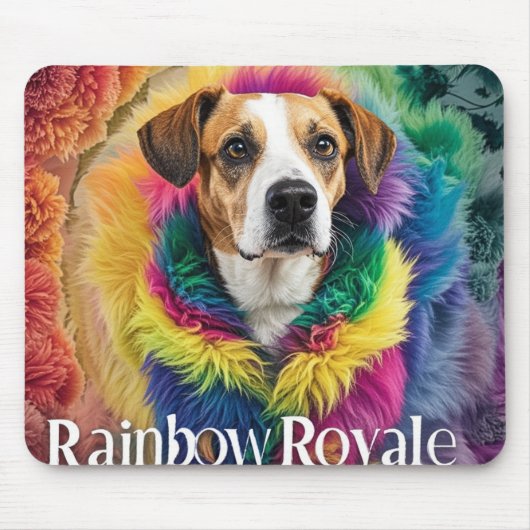 Rijke texturen: verheffende interieurontwerp muismat (Voorkant)