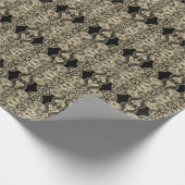 Rijke wandtapijtlook inpakpapier (Hoek)