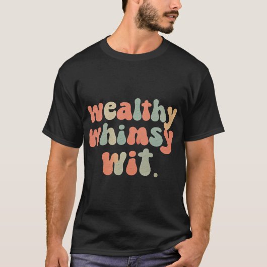 Rijke Whimsy Wit T-shirt (Voorkant)