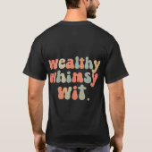 Rijke Whimsy Wit T-shirt (Achterkant)