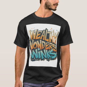 Rijke wonderen knipogen t-shirt