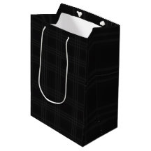 Rijke zwarte tonen Schotse tartan ruitpatroon 