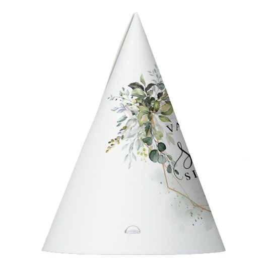 Rijkelijk groen gebladerte goud lijst zoet 16e feesthoedjes (Links)