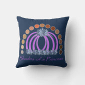 Rijkelijk op tinten van een prinses make-up regenb kussen (Achterkant)