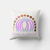 Rijkelijk op tinten van een prinses make-up regenb kussen (Achterkant)