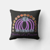 Rijkelijk op tinten van een prinses make-up regenb kussen (Achterkant)