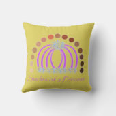 Rijkelijk op tinten van een prinses make-up regenb kussen (Achterkant)