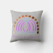 Rijkelijk op tinten van een prinses make-up regenb kussen (Achterkant)