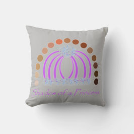 Rijkelijk op tinten van een prinses make-up regenb kussen