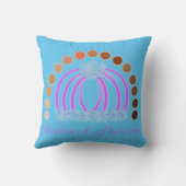 Rijkelijk op tinten van een prinses make-up regenb kussen (Achterkant)