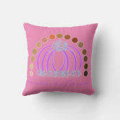 Rijkelijk op tinten van een prinses make-up regenb kussen (Achterkant)