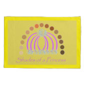 Rijkelijk op tinten van een prinses make-up regenb kussensloop (Achterkant)