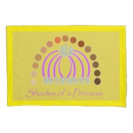 Rijkelijk op tinten van een prinses make-up regenb kussensloop