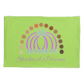 Rijkelijk op tinten van een prinses make-up regenb kussensloop (Achterkant)