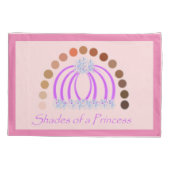 Rijkelijk op tinten van een prinses make-up regenb kussensloop (Achterkant)