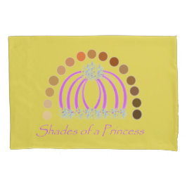 Rijkelijk op tinten van een prinses make-up regenb kussensloop