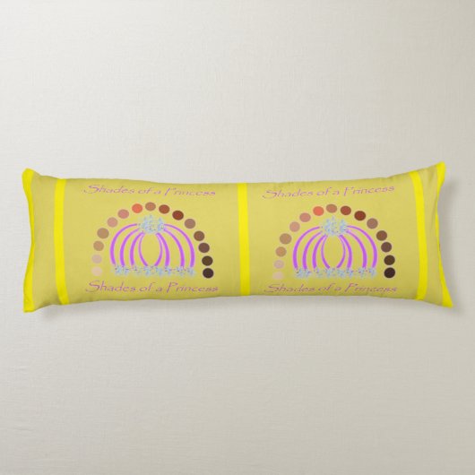 Rijkelijk op tinten van een prinses make-up regenb lichaamskussen (Achterkant)