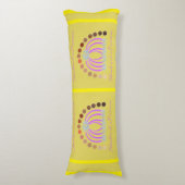 Rijkelijk op tinten van een prinses make-up regenb lichaamskussen (Voorkant Verticaal)