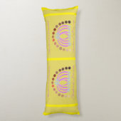 Rijkelijk op tinten van een prinses make-up regenb lichaamskussen (Achterkant (Verticaal))