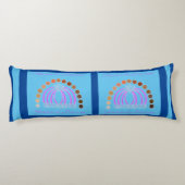 Rijkelijk op tinten van een prinses make-up regenb lichaamskussen (Achterkant)