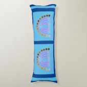 Rijkelijk op tinten van een prinses make-up regenb lichaamskussen (Voorkant Verticaal)