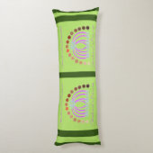 Rijkelijk op tinten van een prinses make-up regenb lichaamskussen (Achterkant (Verticaal))