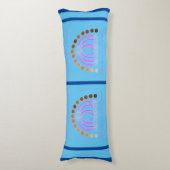 Rijkelijk op tinten van een prinses make-up regenb lichaamskussen (Voorkant Verticaal)