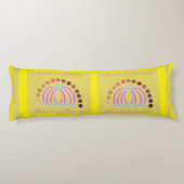 Rijkelijk op tinten van een prinses make-up regenb lichaamskussen (Achterkant)