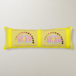 Rijkelijk op tinten van een prinses make-up regenb lichaamskussen