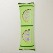 Rijkelijk op tinten van een prinses make-up regenb lichaamskussen (Voorkant Verticaal)