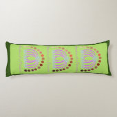 Rijkelijk op tinten van een prinses make-up regenb lichaamskussen (Achterkant)