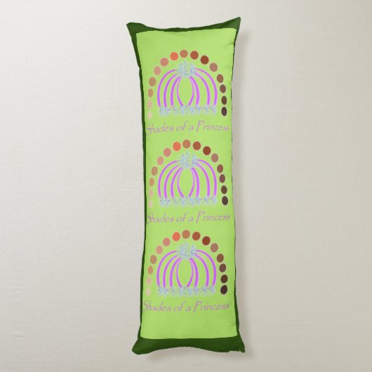 Rijkelijk op tinten van een prinses make-up regenb lichaamskussen (Achterkant (Verticaal))