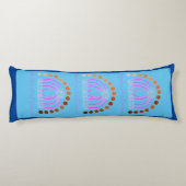 Rijkelijk op tinten van een prinses make-up regenb lichaamskussen (Achterkant)