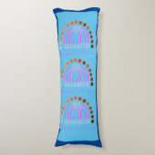 Rijkelijk op tinten van een prinses make-up regenb lichaamskussen (Voorkant Verticaal)