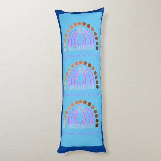 Rijkelijk op tinten van een prinses make-up regenb lichaamskussen (Achterkant (Verticaal))