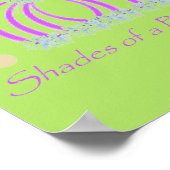 Rijkelijk op tinten van een prinses make-up regenb poster (Hoek)