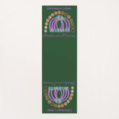 Rijkelijk op tinten van een prinses make-up regenb yogamat (Voorkant)