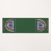 Rijkelijk op tinten van een prinses make-up regenb yogamat (Voorkant (horizontaal))