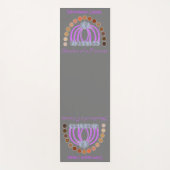 Rijkelijk op tinten van een prinses make-up regenb yogamat (Voorkant)