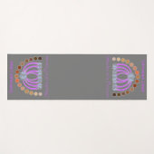 Rijkelijk op tinten van een prinses make-up regenb yogamat (Voorkant (horizontaal))