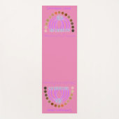 Rijkelijk op tinten van een prinses make-up regenb yogamat (Voorkant)