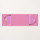 Rijkelijk op tinten van een prinses make-up regenb yogamat (Voorkant (horizontaal))