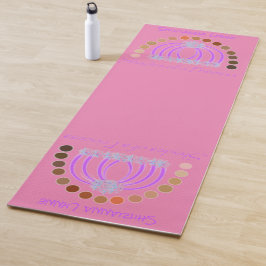 Rijkelijk op tinten van een prinses make-up regenb yogamat