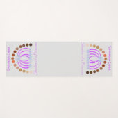 Rijkelijk op tinten van een prinses make-up regenb yogamat (Voorkant (horizontaal))