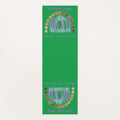 Rijkelijk op tinten van een prinses make-up regenb yogamat (Voorkant)